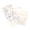 12 Pack: Gold Wedding Phrase Stickers by Recollections™